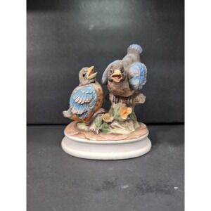 Lefton China Hand Painted Blue‎ Bird, #KE7674, Vintage Collectible, Home Decor